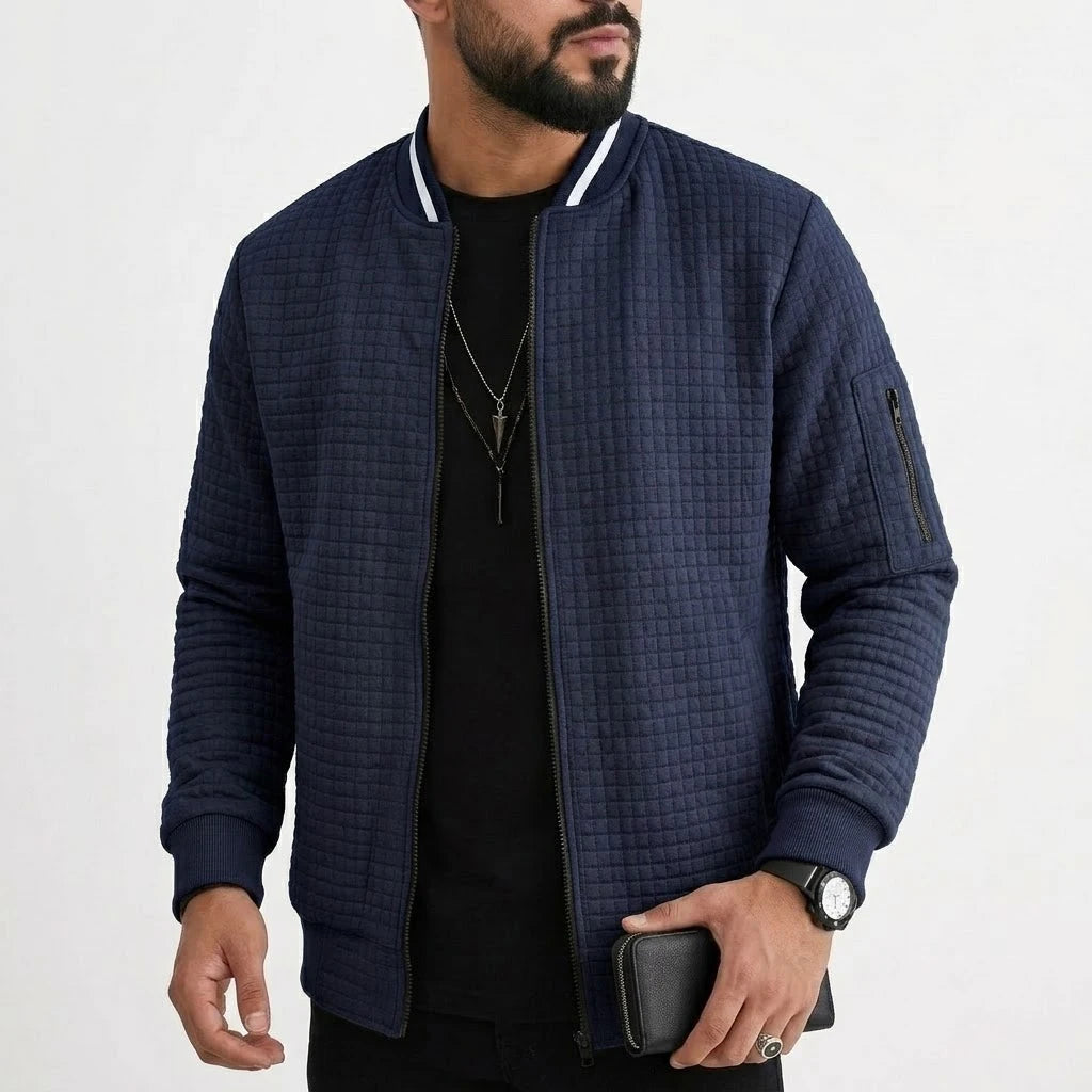 Autumn Men's Long Sleeve Knit Full Zip Up Hooded Jacket Lightweight Casual Zipper Sweatshirt Outerwear Hiking Sweatcoats Pocket