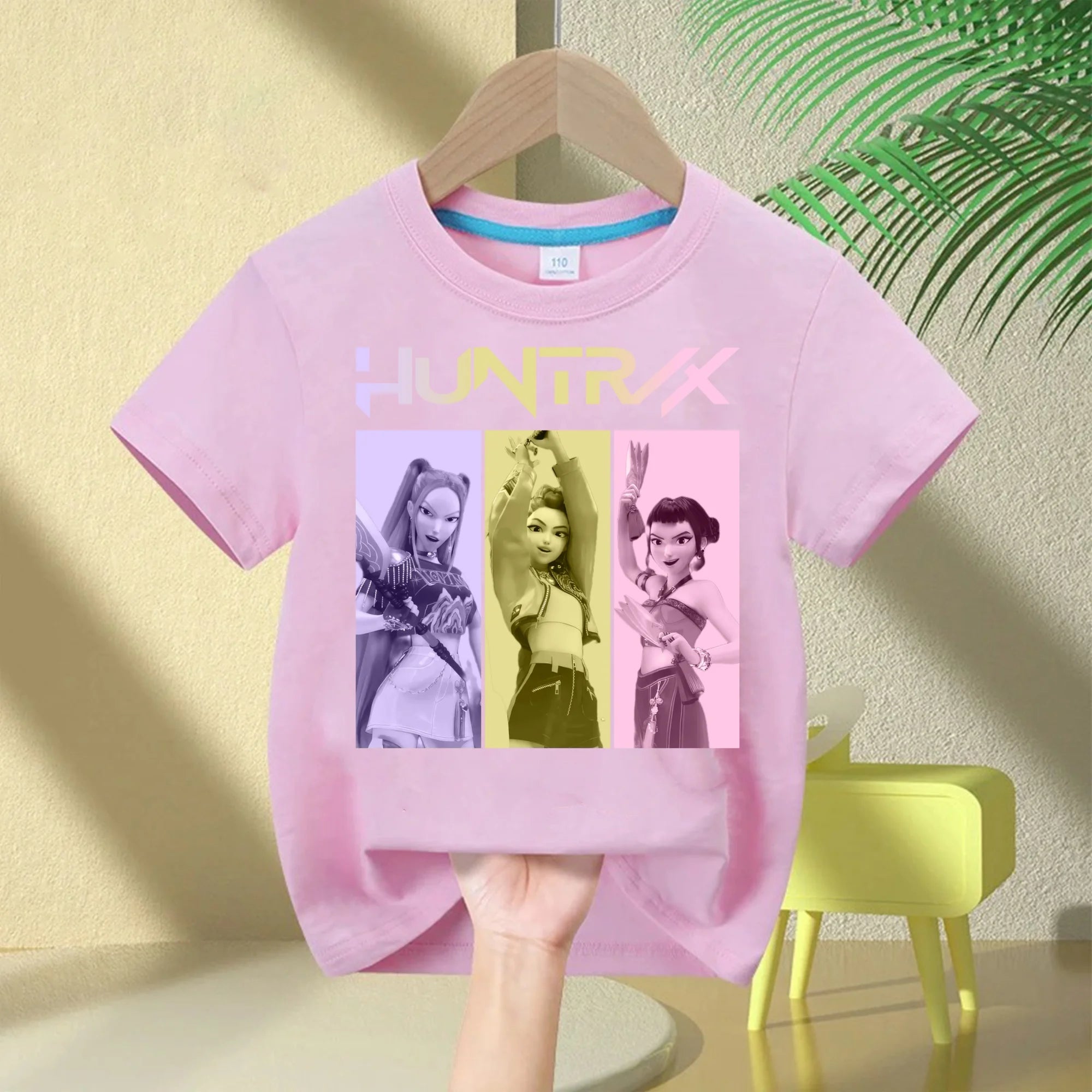 Kpop Demon Hunters 2026 Hot Movie Kids T‑Shirt Soft Cotton Toddler Boys Girls Tops Fashion Casual Children Clothing Fan Gifts