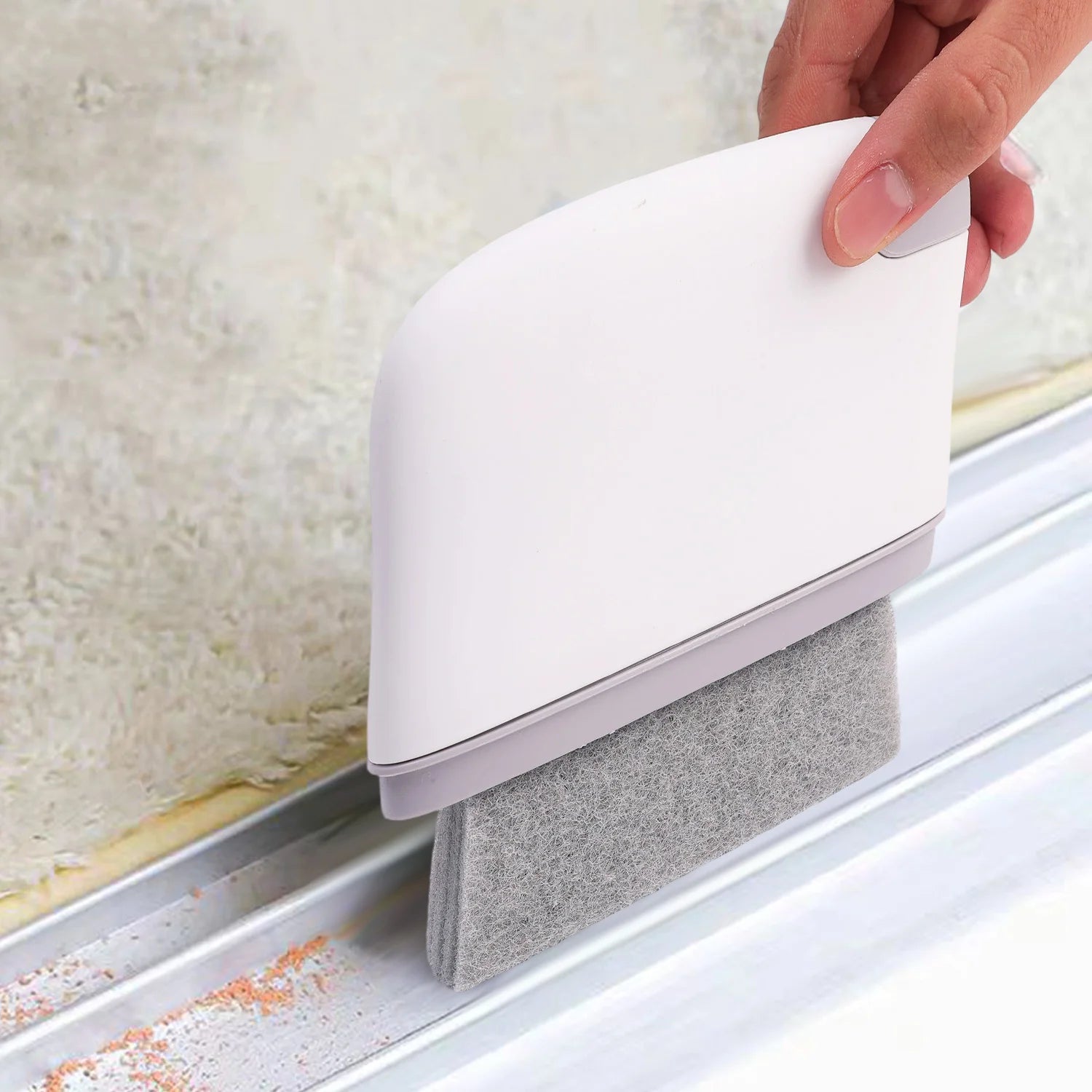 2 in 1 Window Rail Cleaning Brush Door Groove Hair Grip Brushes Multifunction Windows Slot Sliding Household Kitchen Accessories