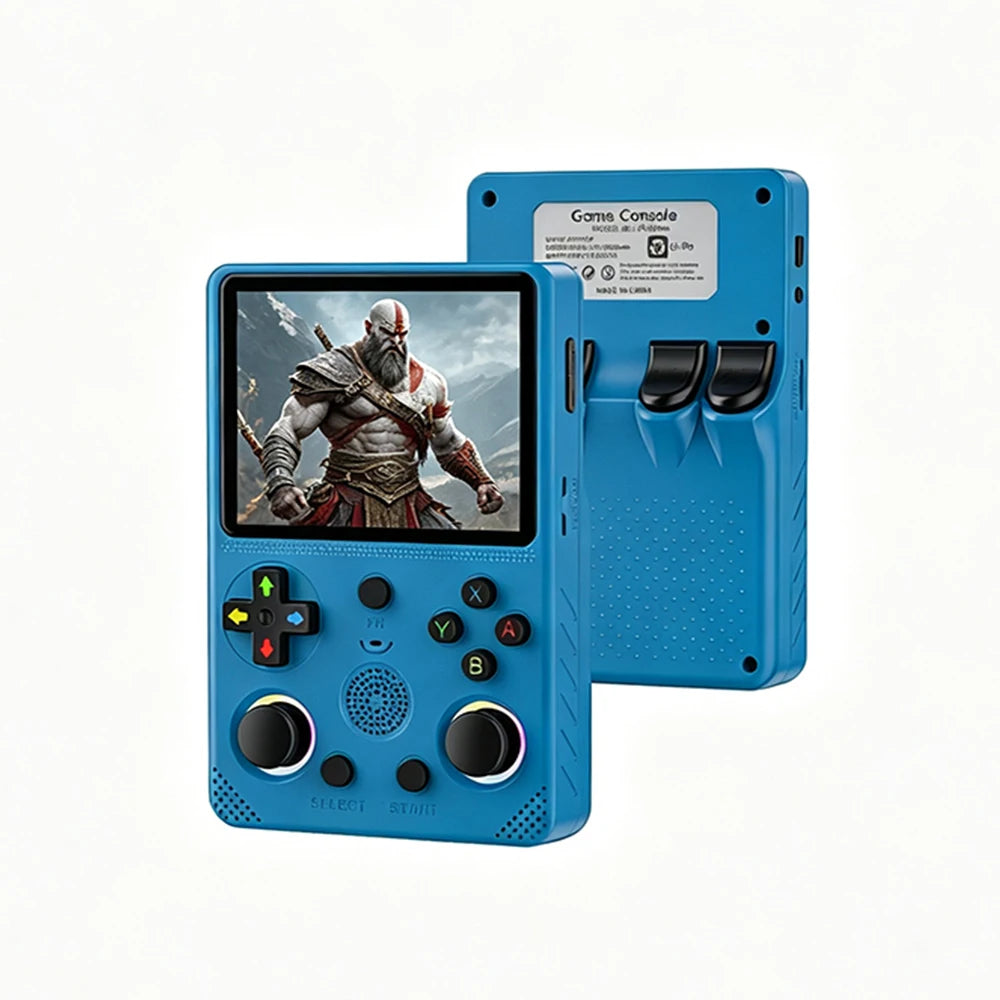 RG36max Upgraded Version Retro Handheld Game Console, RK3326 Quad-Core, 3.5" Screen, 128GB 40000+ Games, RGB Joysticks