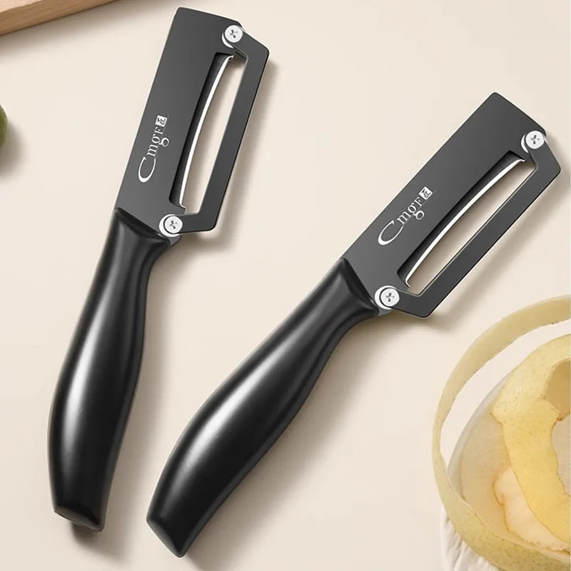 Multi-Function Kitchen-Specific Peeler Stainless Steel Kitchen Peeler for Slicing Fruit and Vegetables with Steel Handle