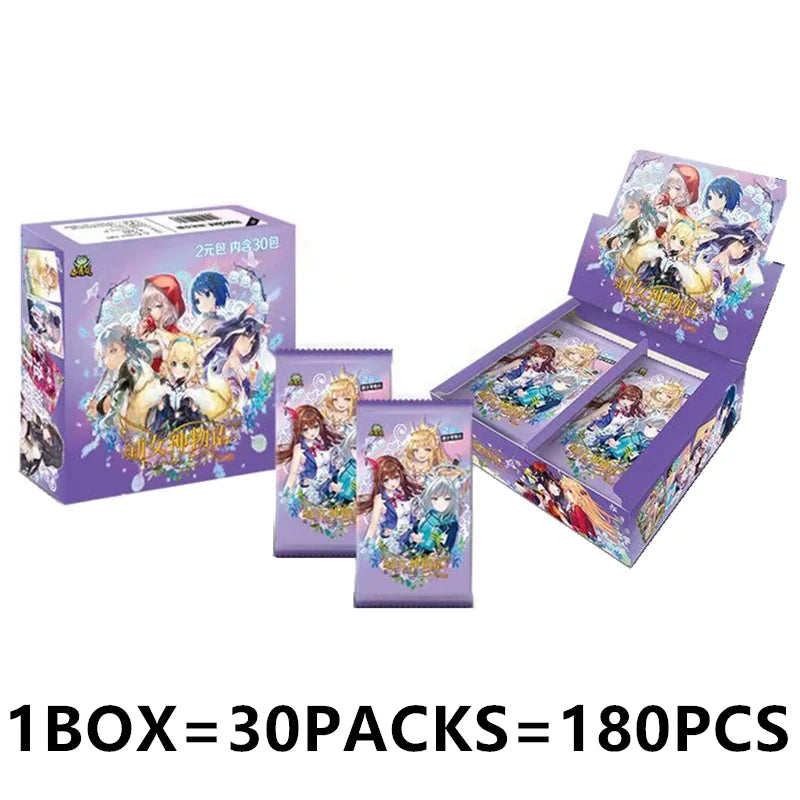 90pcs Set Goddess Story Thickened Gold Card Collectible Sexy Swimsuit Party Anime Collection Card Board Game Toy Gift