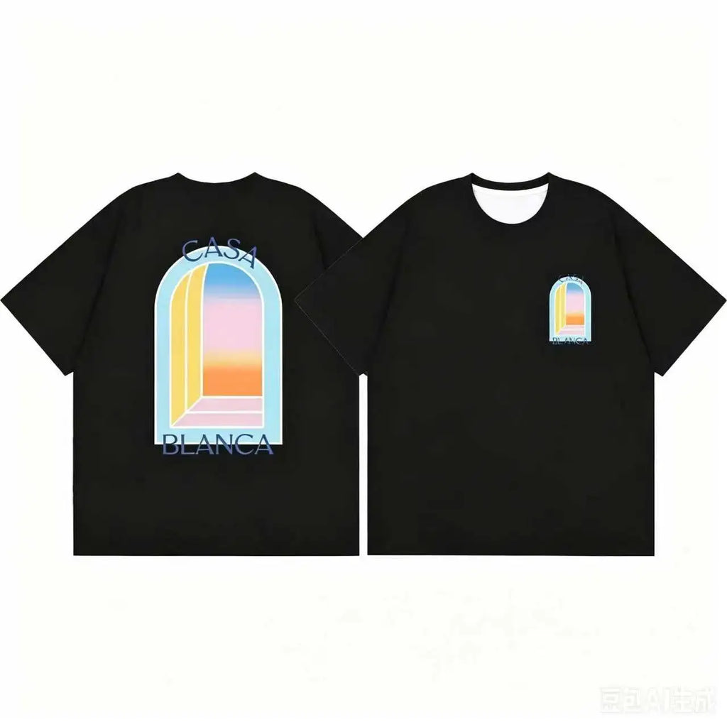 2026 Summer New Universal All-match Round Neck Y2K Retro Trend Pattern Printed Short Sleeve T-shirts Kids
