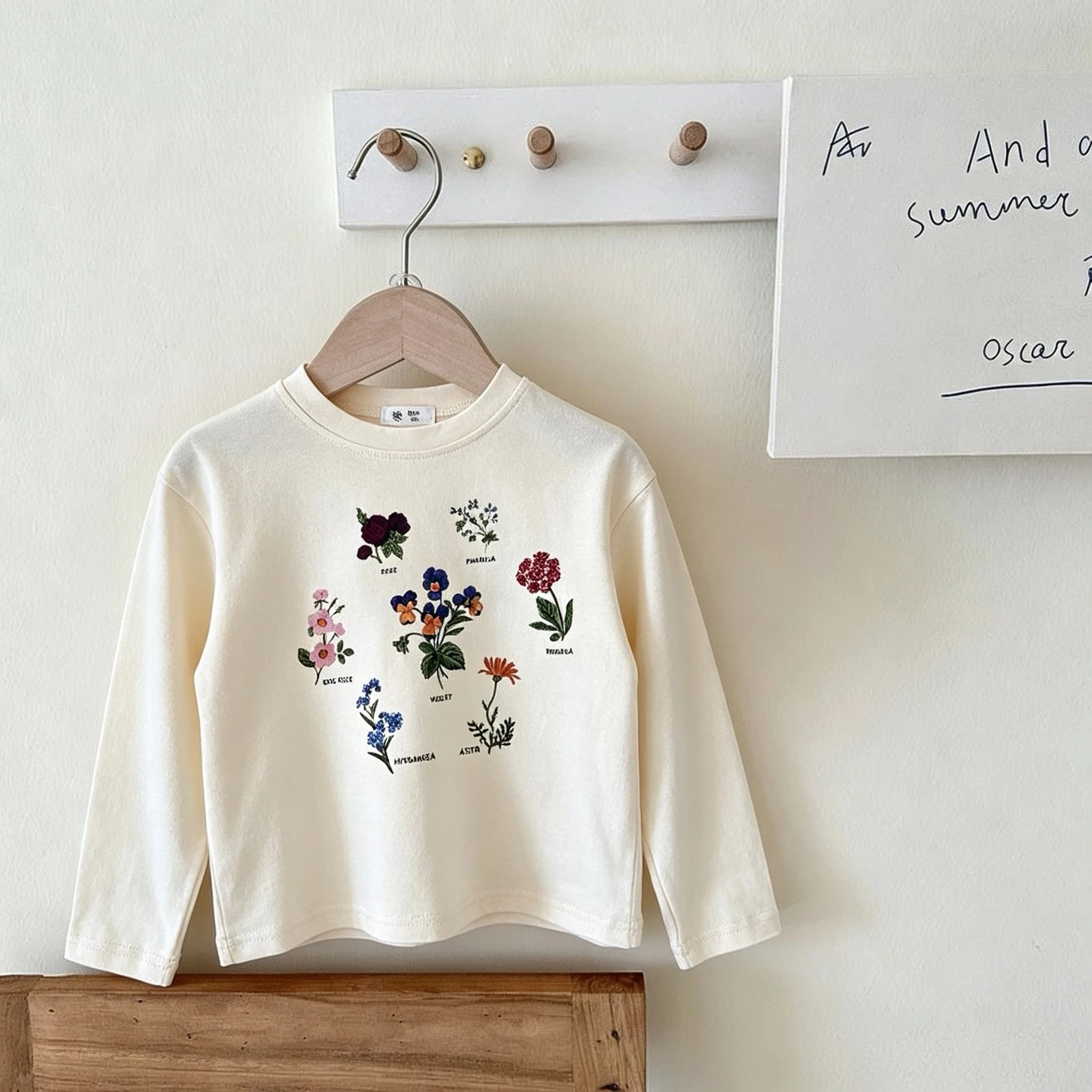 Children's Wear Autumn Clothing Long Sleeve Tees Tops Simple Casual Kids Bottoming Shirts Crewneck Blouse Baby Girls Base Shirt