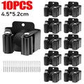 Wall Mounted Mop Clips Holder with Screw Mop Organizer Rack Brush Broom Hanging Hanger Hooks Garden Kitchen Bathroom Rack