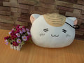 Classic Round Ball Shape Plush Pillow Toy Multi Expression Anime Character Stuffed Doll Role Play Decorative Plush Figurine Gift