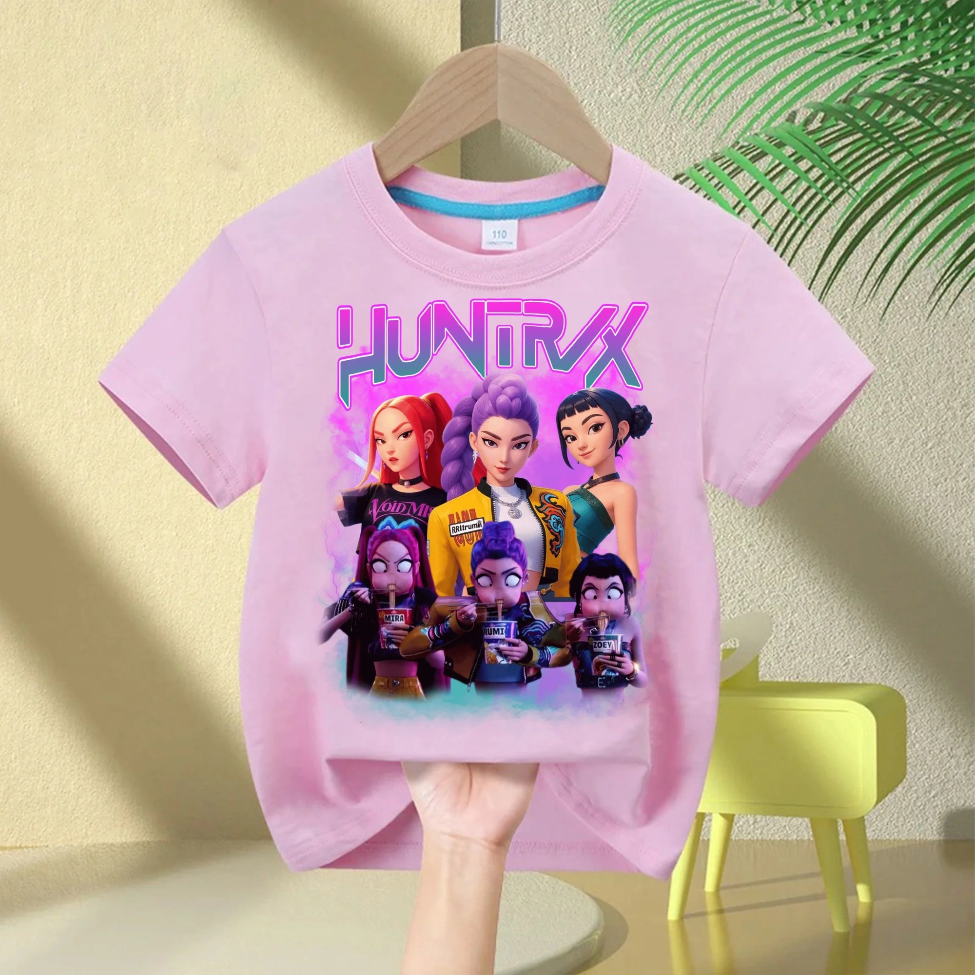 Kpop Demon Hunters 2026 Hot Movie Kids T‑Shirt Soft Cotton Toddler Boys Girls Tops Fashion Casual Children Clothing Fan Gifts