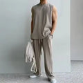 Sports Vest Set Men's Sleeveless T-shirt Men's Summer Fitness Quick-drying Loose Basketball Vest T