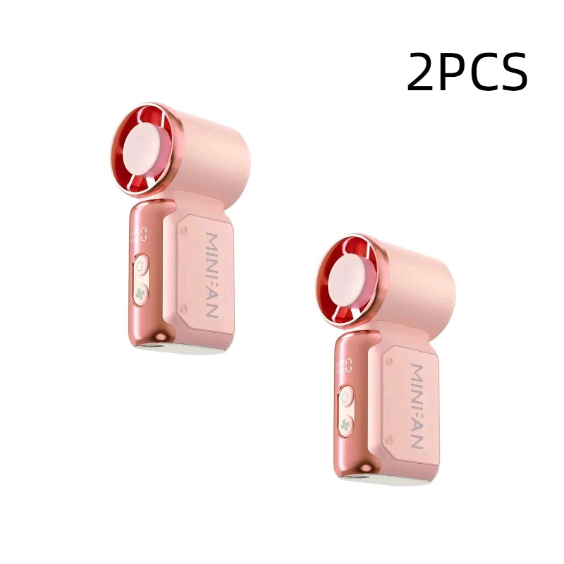 Mini Handheld Fan Portable Small Electric Fan Usb Charge Portable Pocket Fan Suitable For Outdoor Travel Office Use Summer Gifts