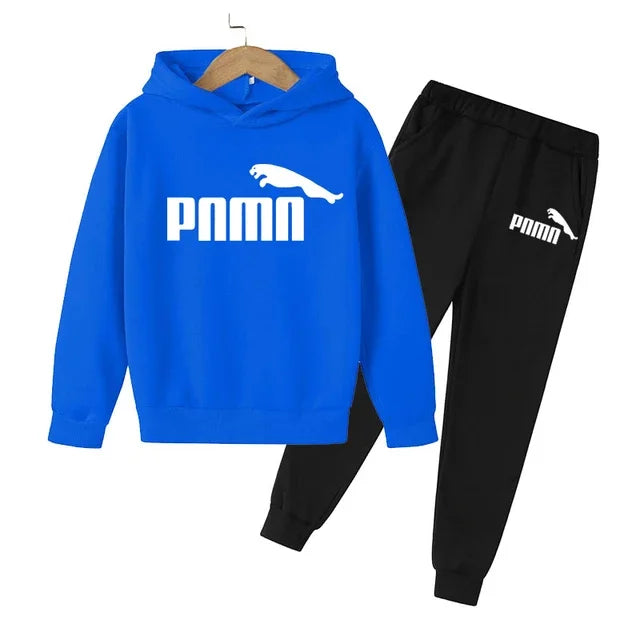 3-12 Years Children Holiday Gifts 2pcs Set Boy Girl Kid's Clothes Hoodie+Pants Suit  Spring Autumn Tracksuit