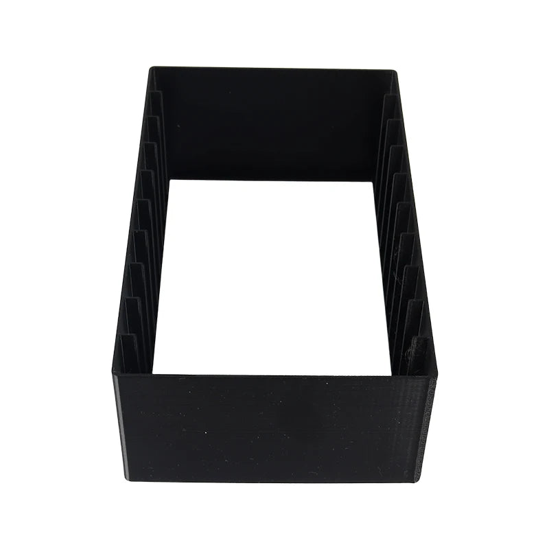 CD/DVD Media Storage Organizer 10 Grid Tape Storage Rack Durable Black Plastic Display Stands For Home And Office Organization